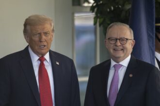 albanese at the white house trump endorses aukus signs 8 5bn rare earths deal and calls pm great leader 68f686e1290b8