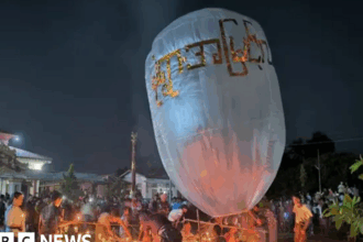 at least 24 killed as army paraglider bombs myanmar buddhist festival 68e637f88d392