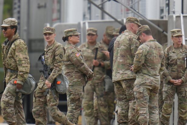 first thing national guard troops arrive in chicago as governor decries trumps military invasion 68e646aaee473