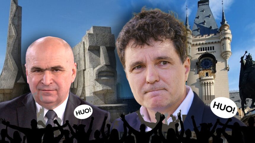 ilie bolojan si nicusor dan huiduiti de romanii revoltati la carei si iasi de ziua armatei huo hotilor hotii hotii nici seful statului major al armatei nu 68fcc78f25623