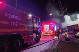 incendiu la doua hale in comuna dumbraveni judetul suceava suprafata afectata aproximativ 2000 mp 68f1c94e9bf3c