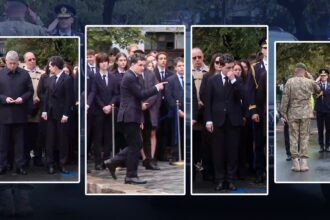 nicusor dan nu are stare nici macar la ceremonia de comemorare a holocaustului s a plictisit dupa primele minute si a inceput sa se foiasca sa se roteasca si sa se joace cu nasul 68e79805e5c91