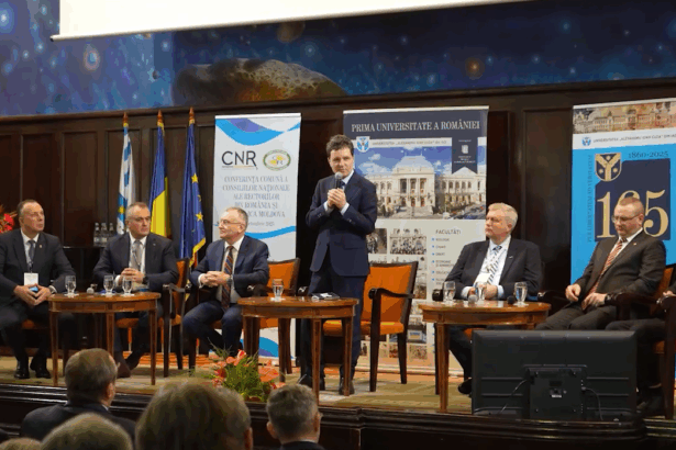 presedintele nicusor dan prezent la sedinta rectorilor din romania si republica moldova de la iasi am venit sa deschidem un dialog 68fca0e0efcf1