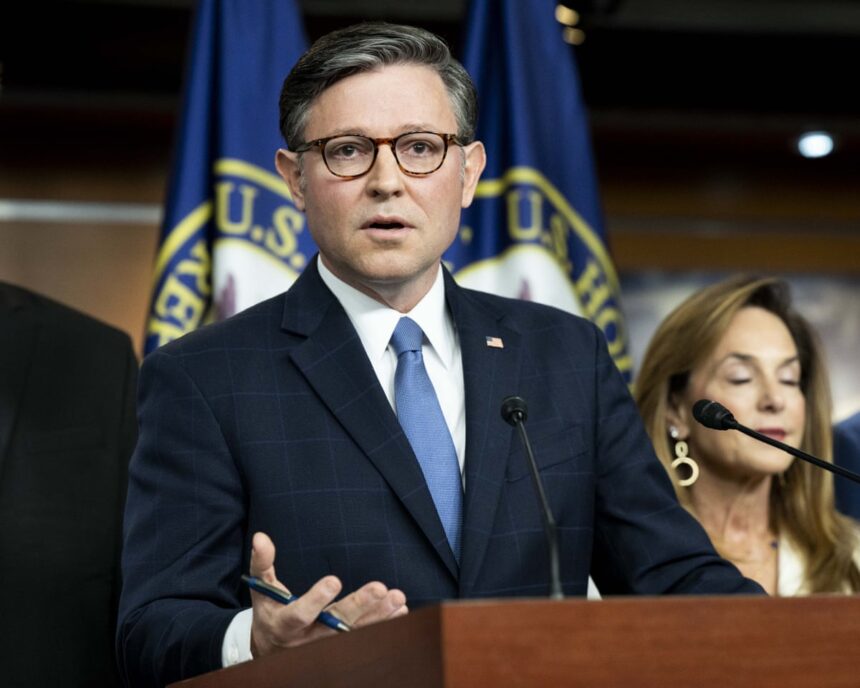 speaker mike johnson says he wont block house vote to release epstein files 68f7f0ee17088