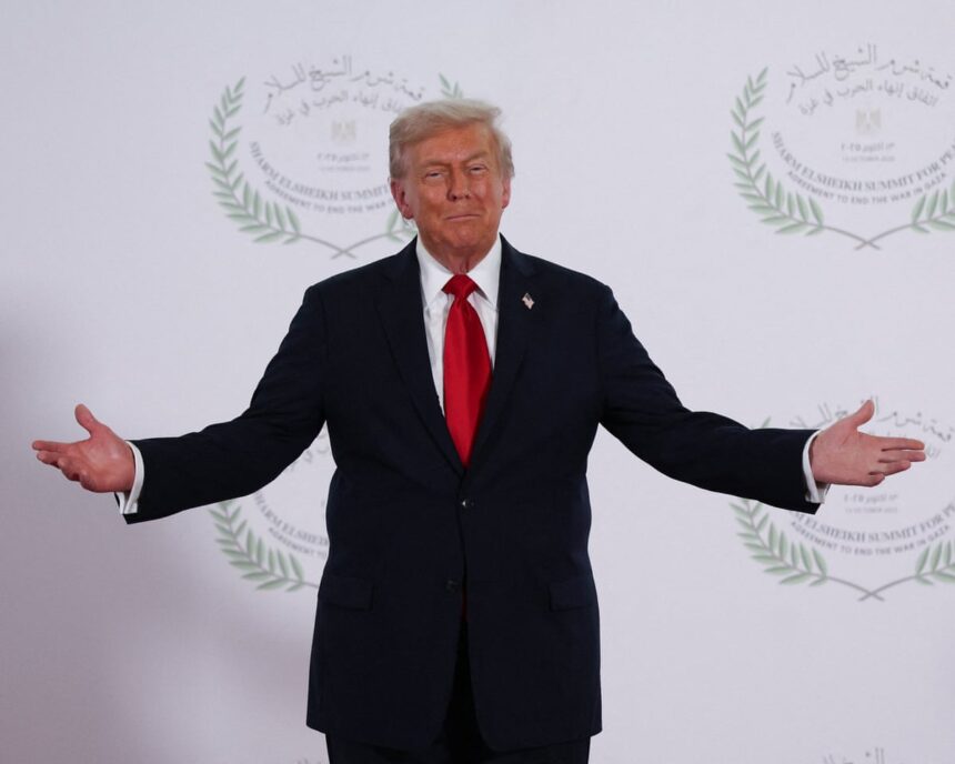 trump sets sights on peace with iran as he hails end of gaza war 68ed4c4c4f596