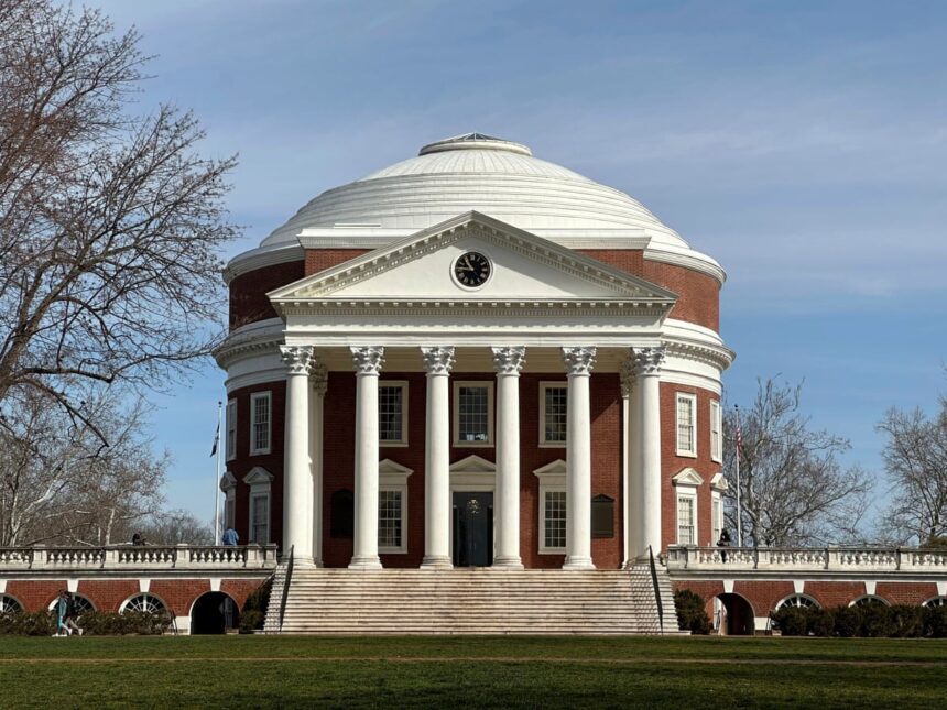university of virginia agrees to trump administration demands over admissions and hiring 68f959dce10c2