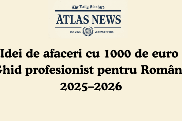 Idei de afaceri cu 1000 de euro – ghid profesionist și realist pentru România
