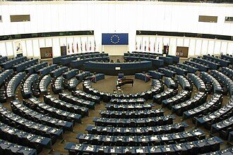 European parliament strasbourg inside
