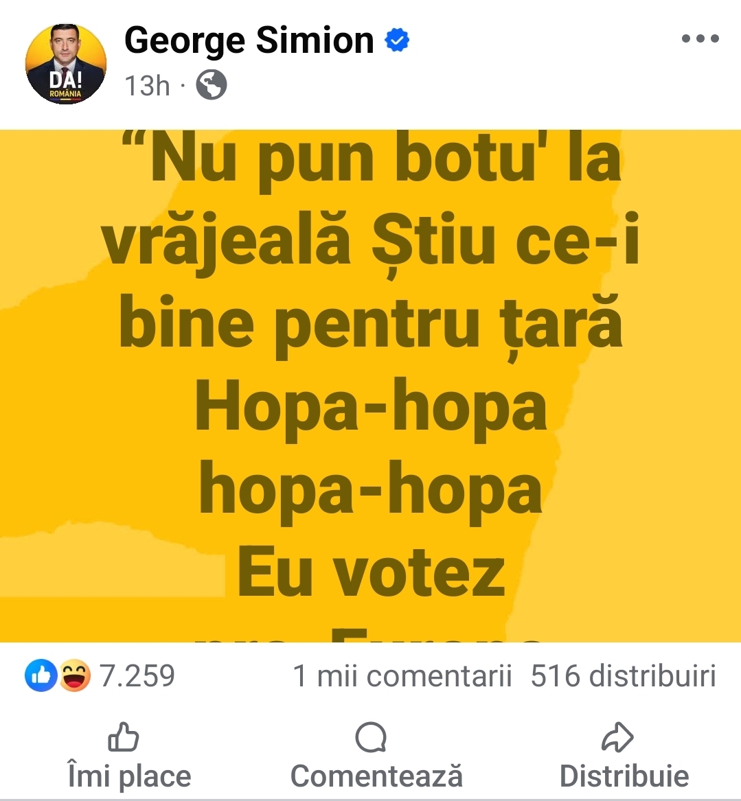 George Simion îl ironizează pe Nicușor Dan pe ritmul manelei lui Dani Mocanu