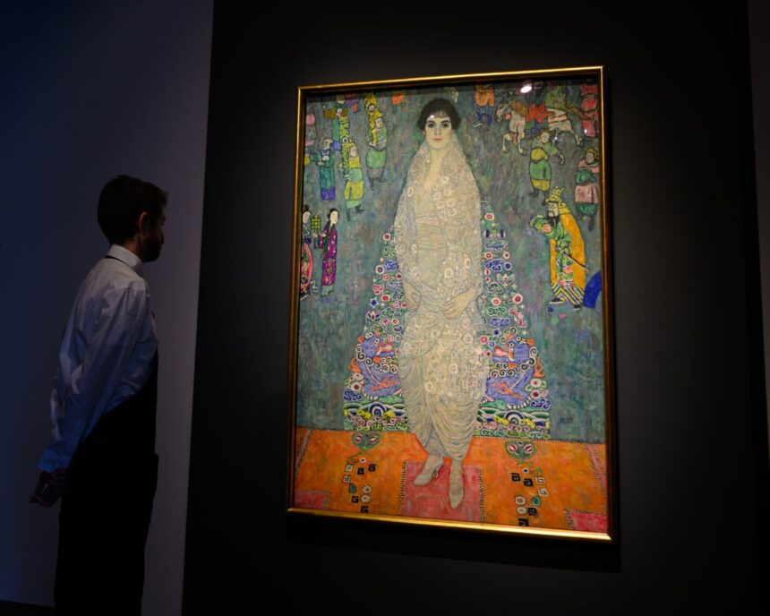 gustav klimt portrait sells for 236 4m making it the second most expensive artwork ever sold at auction 691d25ed13fc3