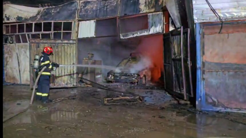 incendiu urias la constanta opt garaje si doua masini s au facut scrum 69220b29d8f68