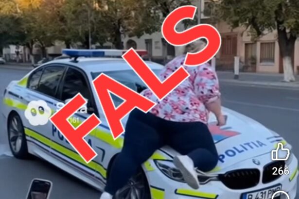 mai demonteaza clipul viral cu o femeie care distruge masina de politie 692195efcab34