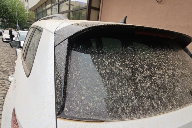 praful saharian ajunge in romania cand se depune pe masini 691f14c967337