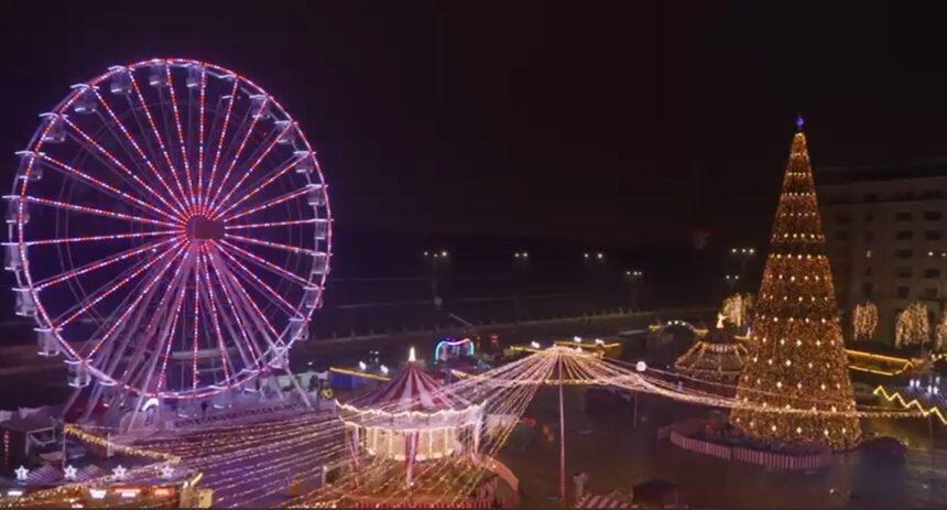 targul de craciun din piata constitutiei incepe sambata premiere spectaculoase si prima piramida de craciun din romania 692a84217a87b