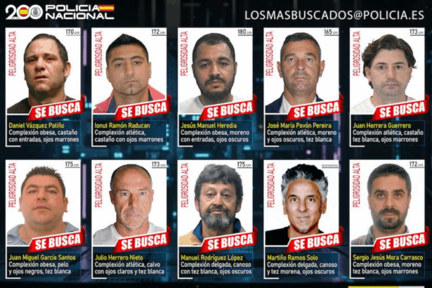 un roman pe lista celor mai cautati infractori din spania ionut raducan fugar extrem de periculos 692556e48419d