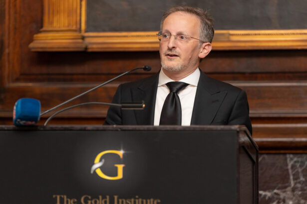 Eli M. Gold, founding president of the Gold Institute for International Strategy, during a strategic policy discussion in Washington, D.C.