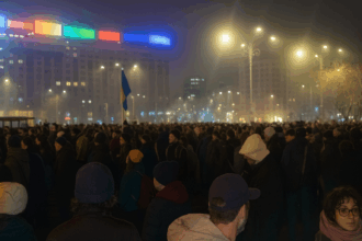 Protest de seară în București, cu mesaje despre justiție, în contextul protestelor