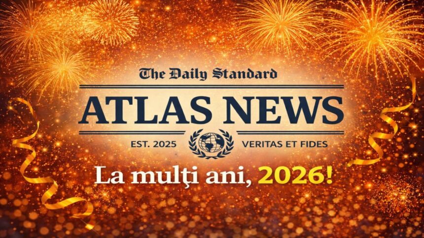La mulți ani 2026 – mesaj de Anul Nou din partea Atlas News, despre comunitate, încredere și jurnalism responsabil