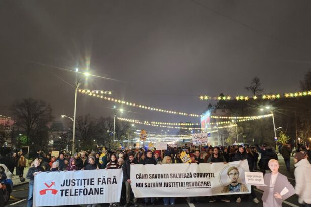 a cincea zi de proteste pentru o justitie independenta peste 7 000 de oameni in mars spre piata victoriei lia lia te asteapta puscaria 693eec5a1d97f