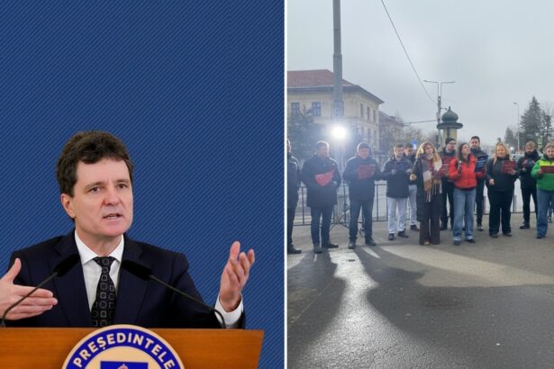 edited au venit colindatorii rezist cu un cantec special pentru nicusor dan angi serban conduce corul deschide ochii nicusoare 6949321557539