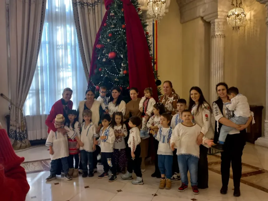 mirabela gradinaru a primit colindatori la palatul cotroceni in prag de sarbatori 69469c16dd96b