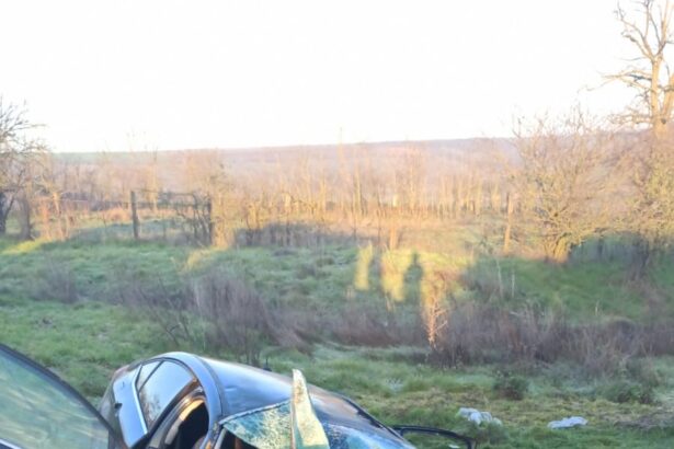 sase raniti dupa ce o masina a intrat intr un cap de pod in constanta soferul nu oprise la semnalele politistilor 69450c7d44858