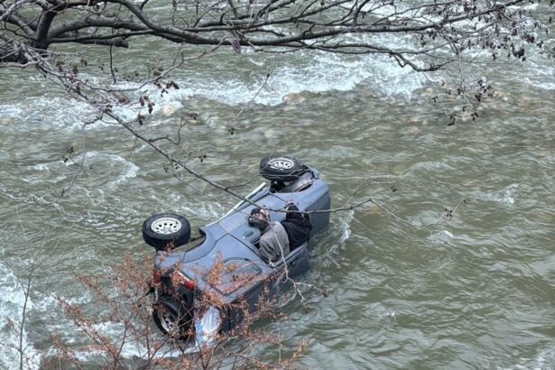 un preot si o maicuta au plonjat cu masina in raul jiu 692f08ef57f43