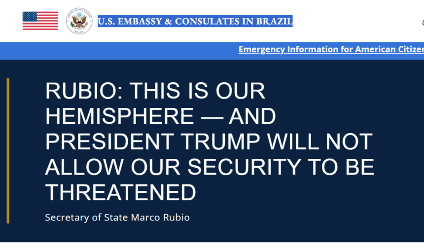 Marco Rubio susține un discurs despre securitatea SUA în emisfera vestică, în contextul politicii externe a administrației Trump