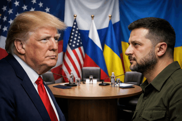 Donald Trump și Volodîmîr Zelenski la Forumul Economic Mondial de la Davos, în contextul discuțiilor privind o posibilă reuniune SUA–Rusia–Ucraina