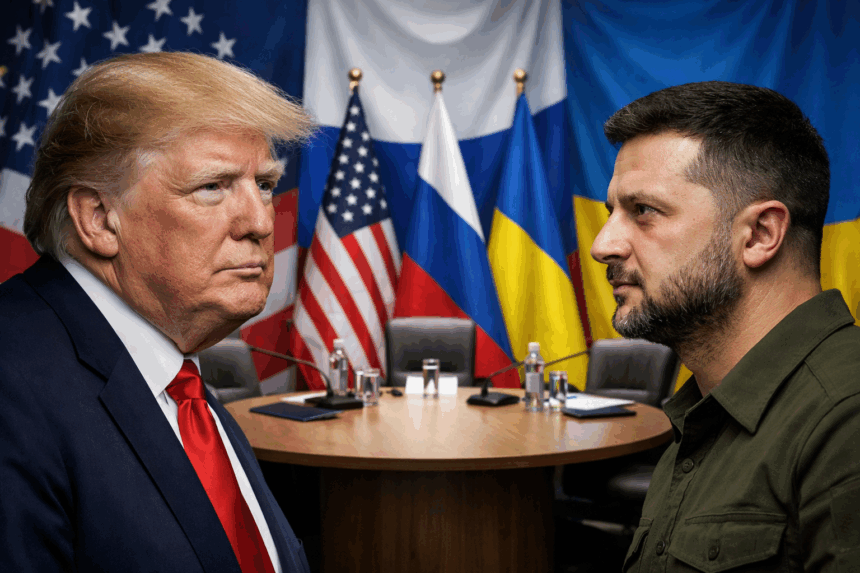 Donald Trump și Volodîmîr Zelenski la Forumul Economic Mondial de la Davos, în contextul discuțiilor privind o posibilă reuniune SUA–Rusia–Ucraina