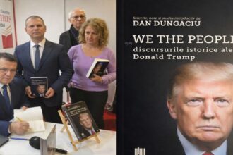Dan Dungaciu la lansarea volumului despre discursurile istorice ale lui Donald Trump..