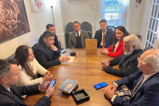 Delegația AUR la Washington în timpul întâlnirilor oficiale cu reprezentanți ai Congresului Statelor Unite