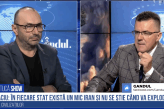 Dan Dungaciu, analist geopolitic, în studioul Marius Tuca Show, discutând despre politica externă a României și criza din Venezuela