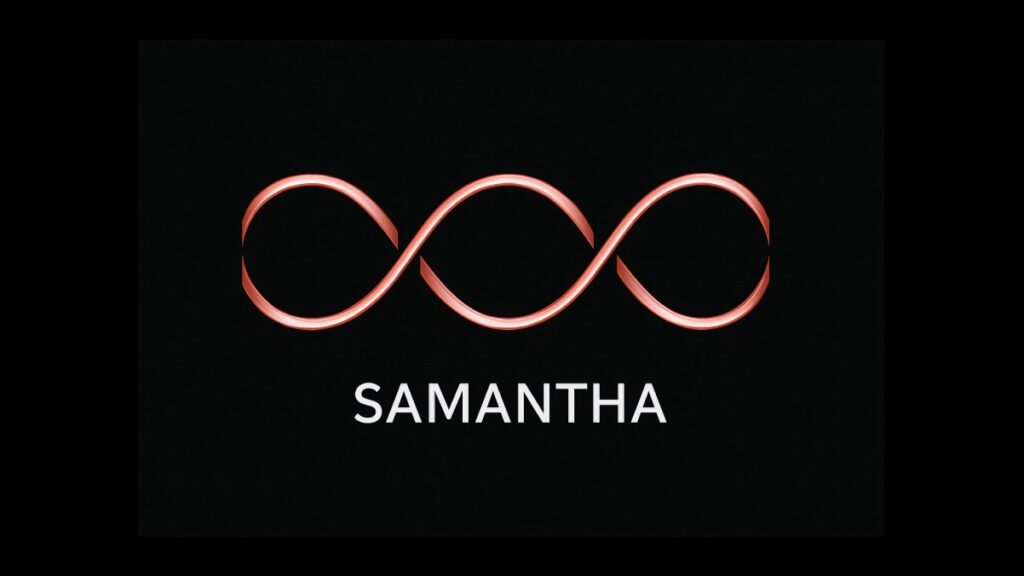 Samantha AI application logo, Romanian-developed conversational artificial intelligence platform