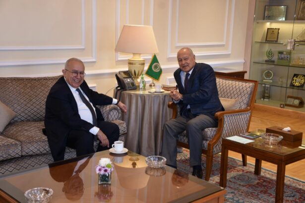 Ahmed Aboul Gheit meets UN Special Envoy Ramtane Lamamra in Cairo to discuss efforts to end the war in Sudan and address the humanitarian crisis.