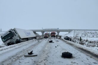accident intre un tir si un autoturism pe centura timisoarei un sofer a murit 69660aa3a09d8