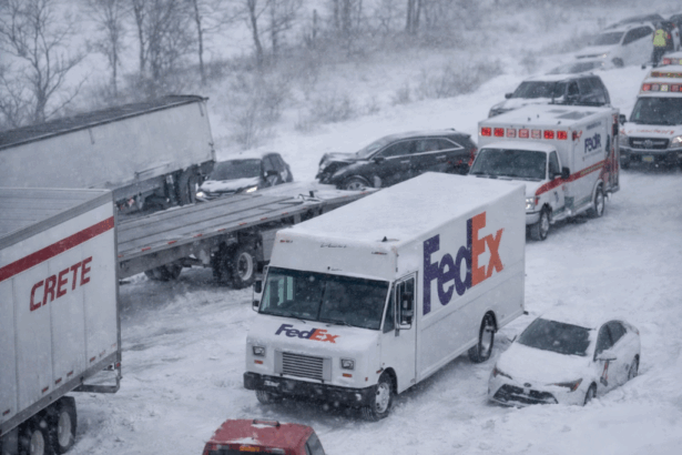 carambol urias in michigan peste 100 de masini implicate intr un un accident in lant pe o autostrada 696f09fe6b27d