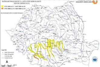 cod portocaliu de inundatii in doua judete alte 10 judete sub cod galben 695e2259d22b1