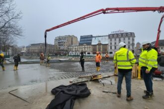 edited stadiul lucrarilor la planseul unirii a patra sectiune a noii placi de beton a fost turnata 6973ce8cb2f65