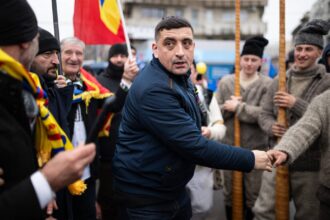 Protest anunțat de George Simion în Piața Universității, zona statui, București, ianuarie 2026