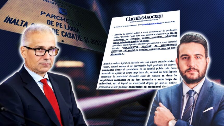 primul denunt penal impotriva acapararii justitiei a fost depus la parchetul general ce a sesizat un celebru avocat in legatura cu recorder si acuzatiile la adresa ministrului justi 6964fb90854e9