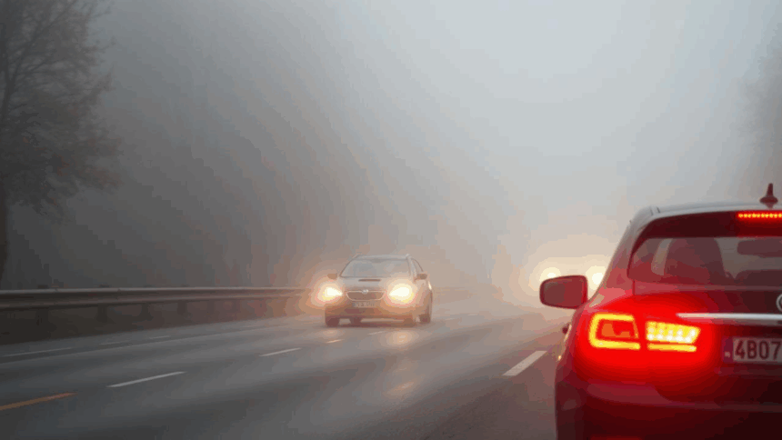 trafic rutier in conditii de iarna ceata pe mai multe drumuri din tara 6967285ecb899