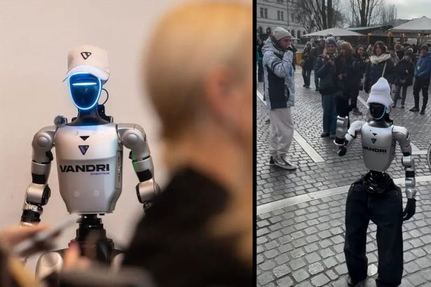 bosnia prezinta roby primul robot umanoid in centrul orasului sarajevo 698dc3313925f