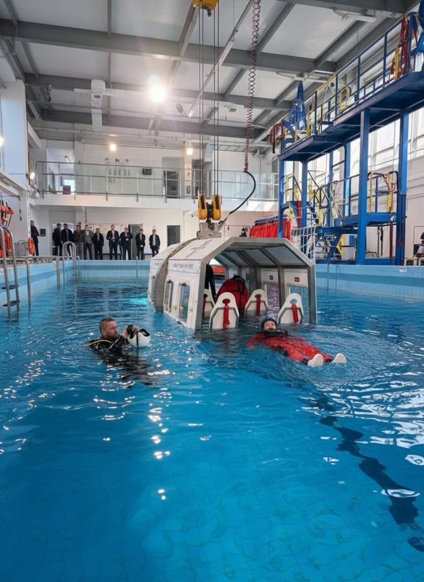 edited ministrul transporturilor a participat la deschiderea celui mai mare centru de training maritim si offshore din europa 69a04352b3bf1