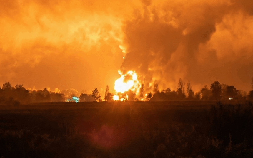 explozii nocturne si incendiu semnalate in regiunea belgorod 69804c092f698