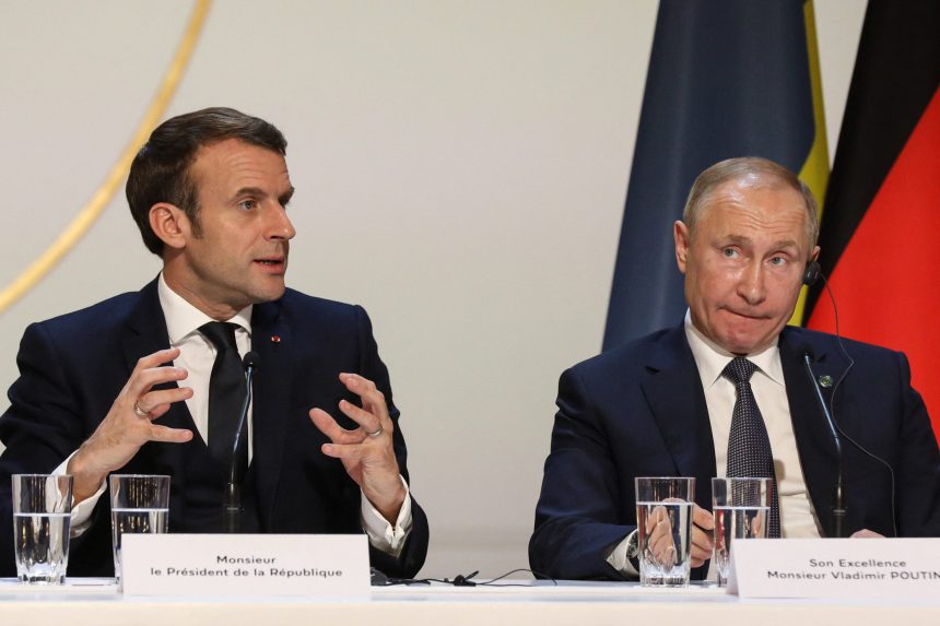 macron anunta pregatiri pentru reluarea discutiilor intre liderii europeni si putin 698209dd92b1c