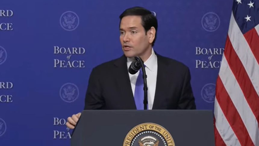 marco rubio la consiliul pacii va fi nevoie de contributia fiecarei natiuni reprezentate astazi nu exista plan b pentru gaza 69973372ce783