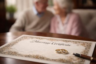 un detaliu neasteptat pe certificatul de casatorie schimba planurile unor soti nonagenari 699413beb1df1