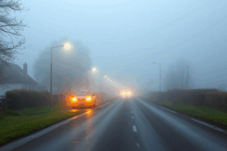 vizibilitate scazuta pe drumurile din mai multe judete din tara 698d639191c86