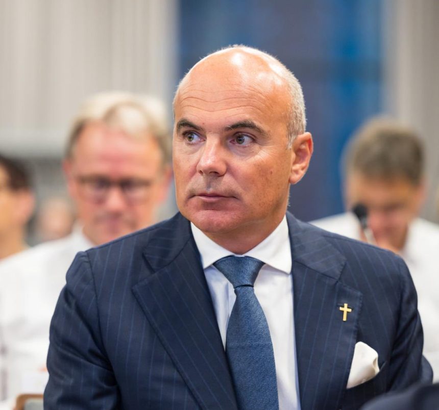 European leaders meeting discussing Green Deal revisions, with EU flags and energy industry symbols highlighting economic and policy tensions